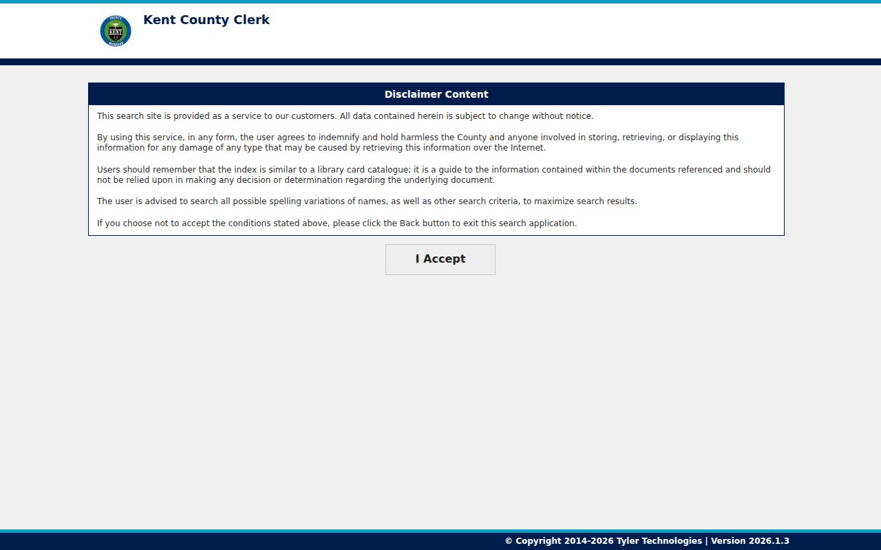 Gaines Township previous residents deed research through the Kent deed index